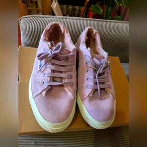Superga Women's Shearling  Sneakers